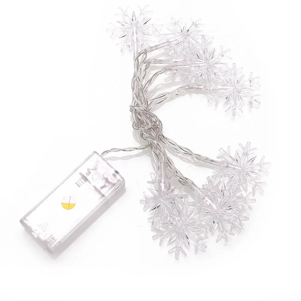 

LED Snowflake Shape Light String Fairy Lights Christmas Decoration 120CM