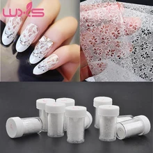 Дизайн ногтей кружева наклейки на арт, наклейки для ногтей украшения аксессуары для маникюра Белый и Черный Кружевной декор пленка для ногтей