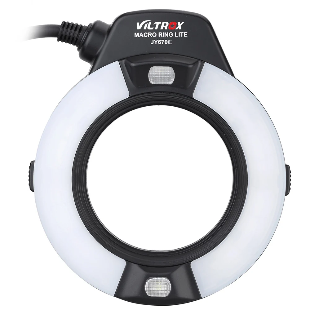 VILTROX JY-670C Macro Ring Light flash with E-TTL For Canon (7)