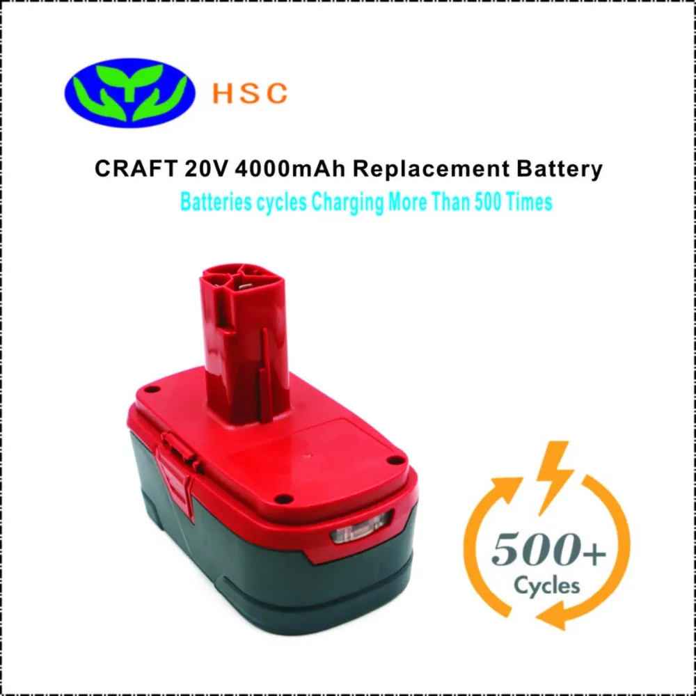 CFM20B 4000 mAh 20 V литий-ионный аккумулятор замена ремесло 11374,11375, 130285003 аккумулятор