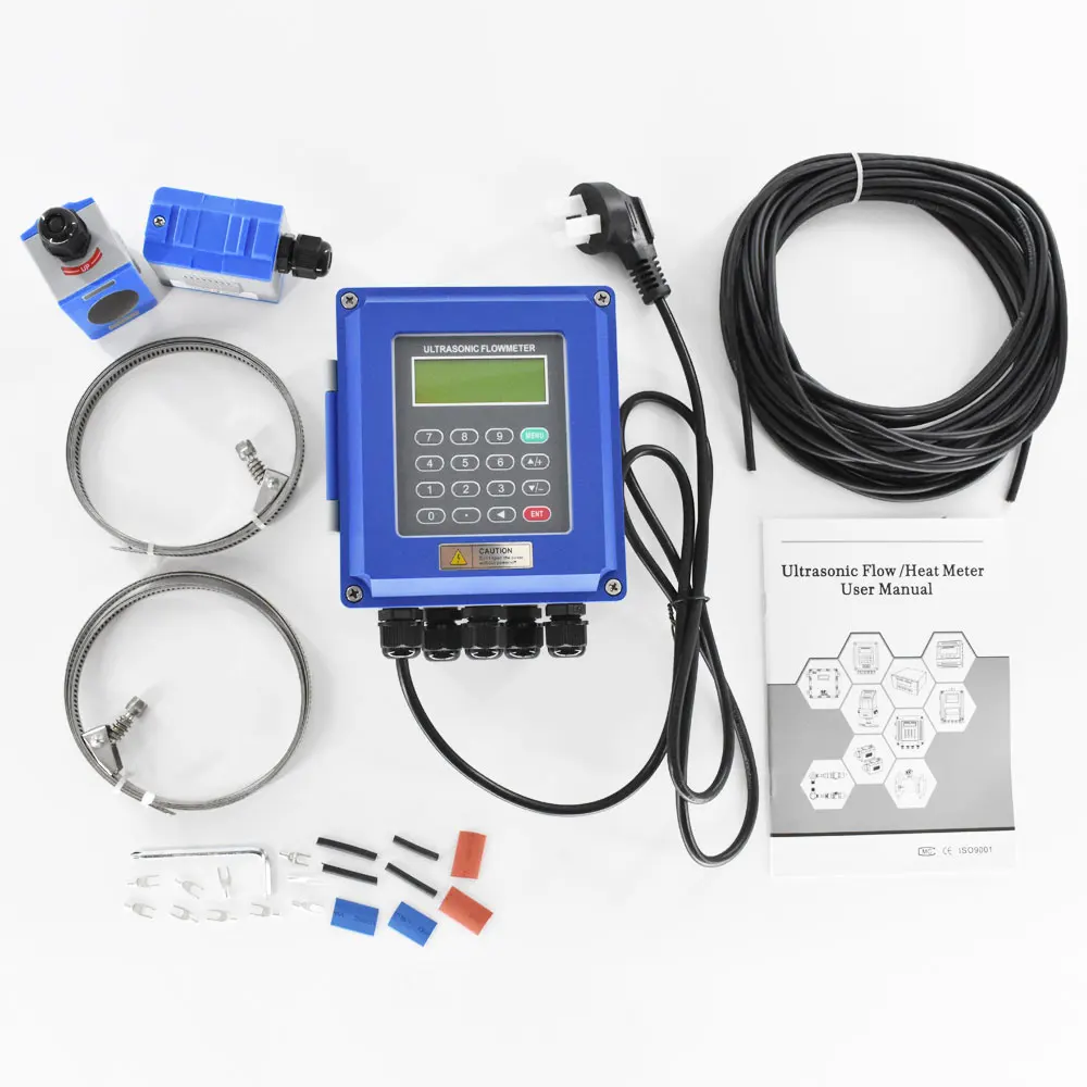 Ультразвуковой жидкий расходомер RS485 Modbus Новый TUF 2000B настенный цифровой DN50 700mm