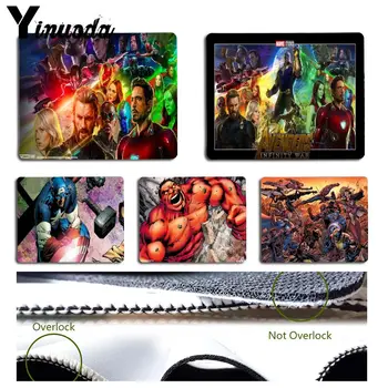 

Yinuoda Boy Gift Pad Marver Avengers Computer Gaming Mousemats Computer Gaming Mouse Pad Gamer Play Mats Version Mousepad
