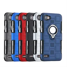 

Leanonus Finger Ring Holder Case for LG Q6 Q8 Back Cover Shockproof PC Bumper for LG V30 Case Coques Car Magnetic Suction
