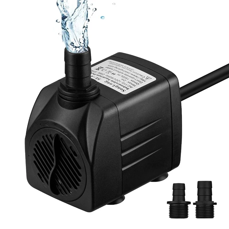 25W 1500L/h Submersible Water Circulating Pump for Aquarium Hydroponic