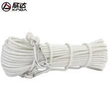 XINDA  8mm steel wire safety rope family fire fire escape rope life rope high - level fire rope safety rope 10M