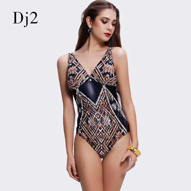 Hot Deep V Ladies Geometric Print Swimwear Women One Piece High Cut Backless Bodysuit Thong Swimsuit Push Up Slimming Beach Wear Hot Deep V Ladies Geometric Print Swimwear Women One Piece High Cut Backless Bodysuit Thong Swimsuit Push Up Slimming Beach Wear
