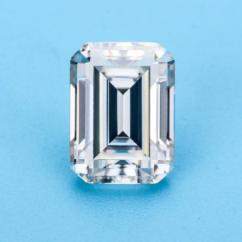 Cheestar драгоценные камни свободные моиссаниты камень цвет GH 6*8 мм изумруд cut 1.5ct
