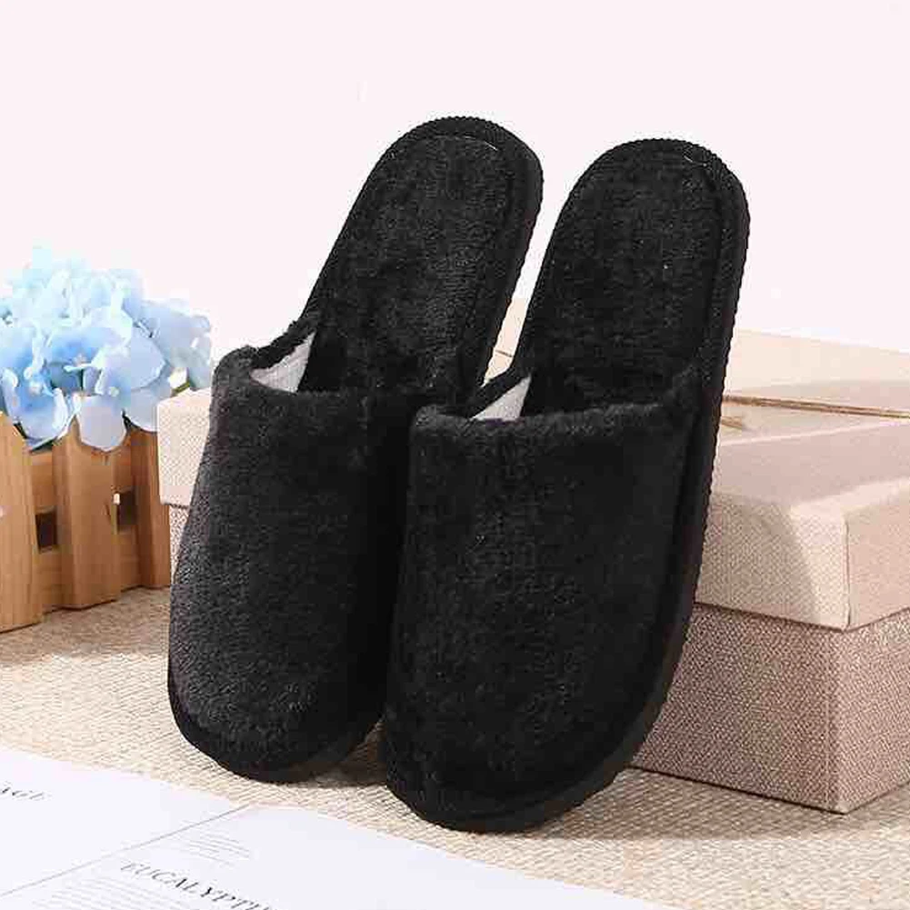 Unisex Home Anti-slip Shoes Soft Warm Cotton Sandal House Indoor Slippers NEW