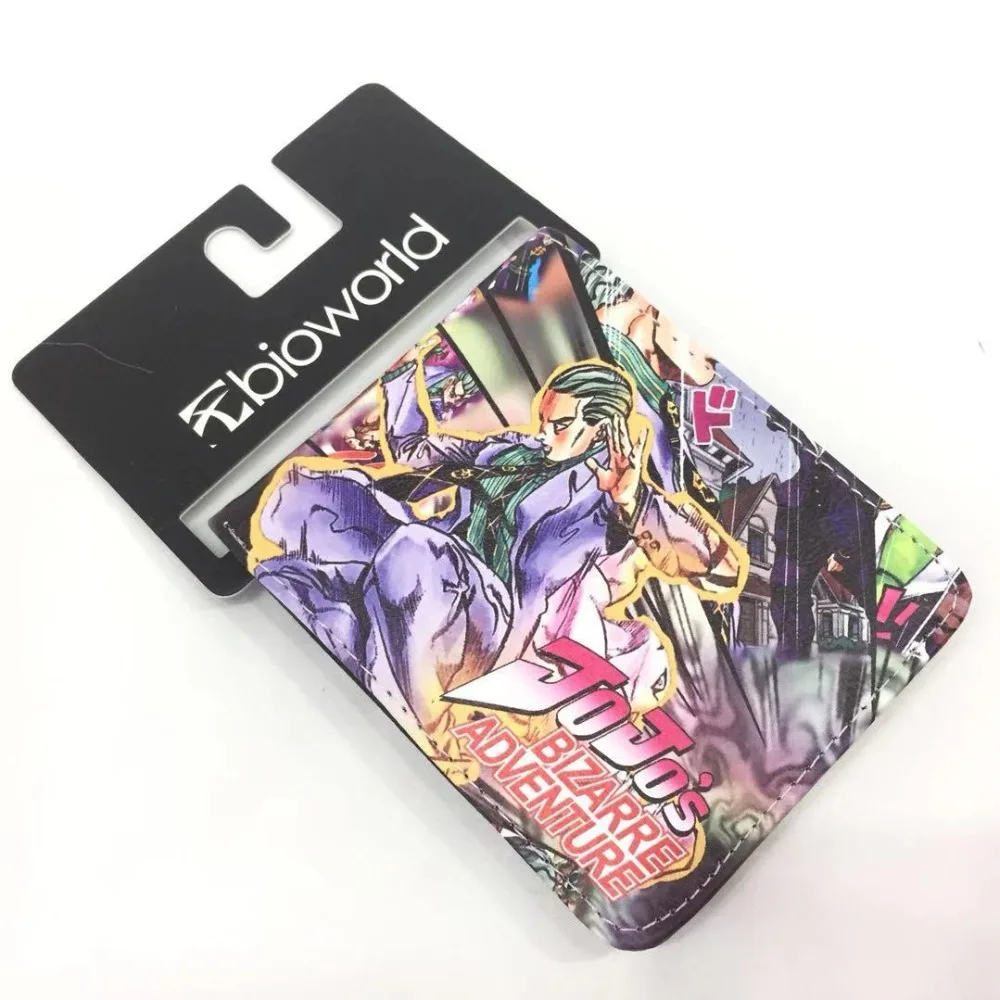 Новинка JOJO причудливый кошелек для приключений, мужские кожаные кошельки, carteira, доллар, цена, держатель для карт, сумка для денег, студенческий короткий кошелек