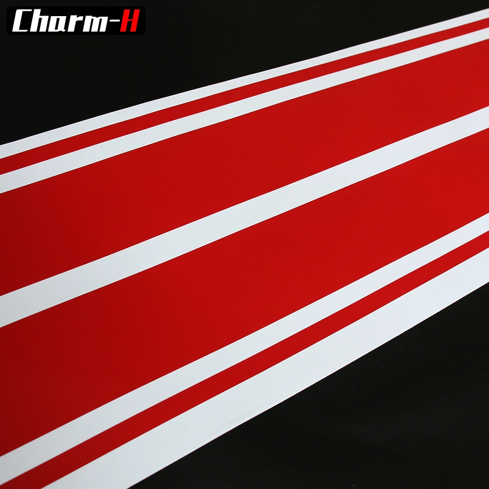 Edition 1 Style Bonnet Stripe Graphics Hood Decal Black Stripes Styling sticker for Mercedes Benz A Class W176 A45 AMG