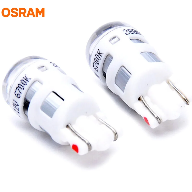 Лампа Ксеноновая OSRAM СВЕТОДИОДНЫЙ T10 T20 S25 W5W W21W P21W P21/5 Вт PY21W светодиодный расклинивающий Стандартный автомобильный Боковой габаритный фонарь лампы сигнала поворота светильник Интерьер светильник пара