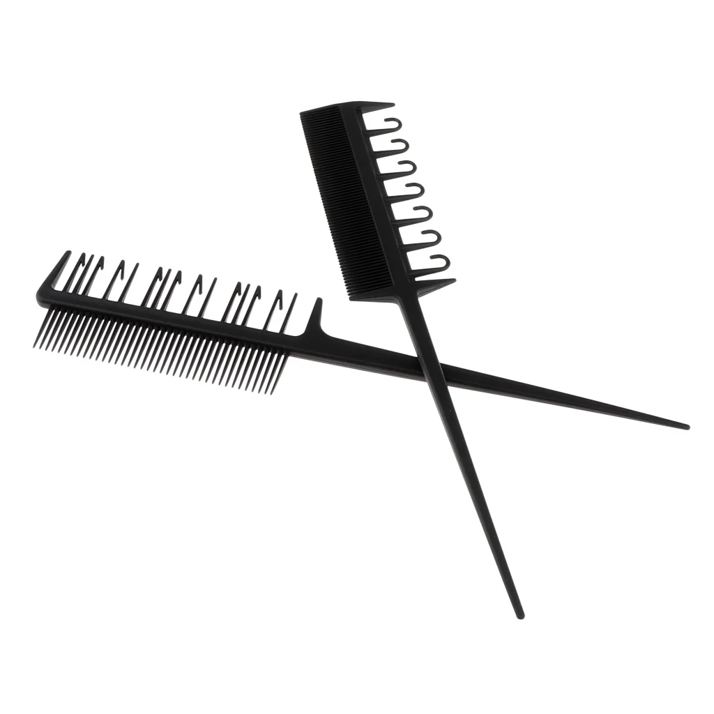 

2Pcs Professional Weaving Combs for Women Lady Girls Styling & Highlighting - Chemical Resistant