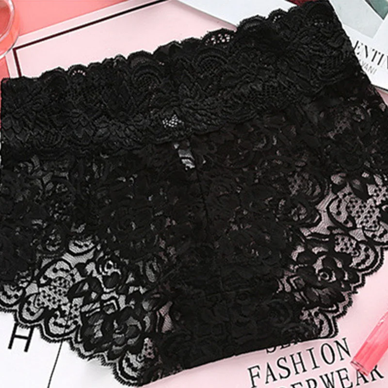 Luckymily Women Sexy Lace High Waist Panties Seamless Underwear Breathable Panties Women's Underwear Openwork Lace Briefs Tanga Luckymily Women Sexy Lace High Waist Panties Seamless Underwear Breathable Panties Women's Underwear Openwork Lace Briefs Tanga