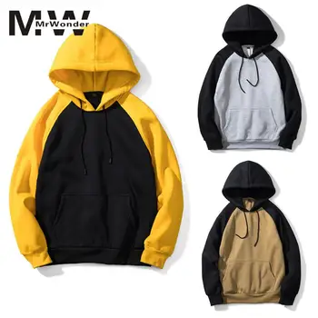 

Men hooded tops Unisex Men Women Hoodies Sweatshirts Girl Boy Oversieze Long Sleeve Patchwork Hoodies Sweatshirt top tees san0