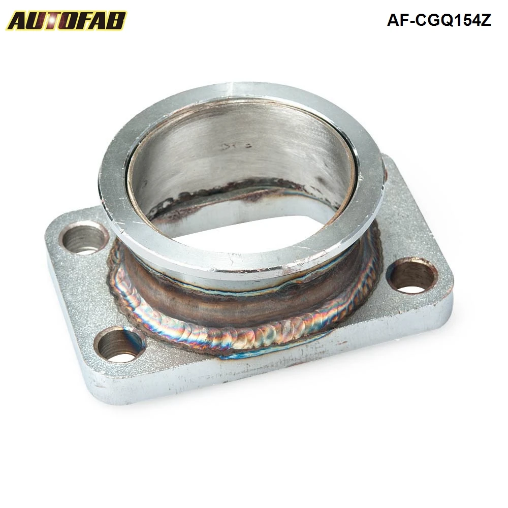 V образный адаптер 2 5 дюйма для T3 4 Bolt Turbo Нержавеющая сталь SS Toyota Acura Honda BMW AF