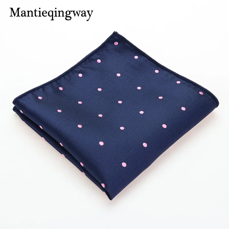 Mantieqingway полосатый носовой платок в горошек свадебный полиэстер с принтом Мужская