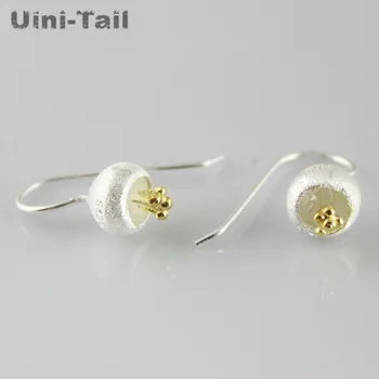 

Uini-Tail hot new 925 sterling silver Thai fashion temperament fruit earrings tide flow temperament sweet hypoallergenic jewelry