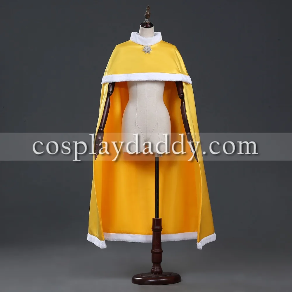 

Beauty And the Beast Cosplay Belle Yellow CAPE Cosplay Costume