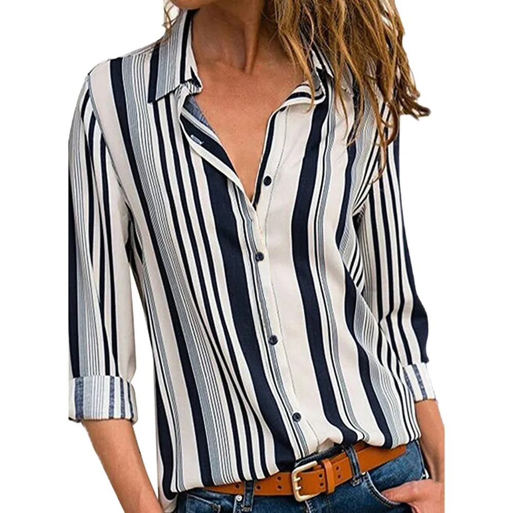 FeiTong t shirt women Casual Cuffed Long Sleeve Womens