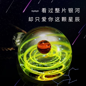 

1PC Glass Universe Pendant Galaxy Pendant Necklace Diy Handmade Jewelry for Women Girl Birthday Gift Valentine's Day Gift