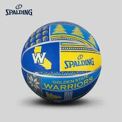 Оригинальный SPALDING мужской 7th Баскетбол НБА Рождественская серия воины эмблема резиновый Баскетбол 83-637Y