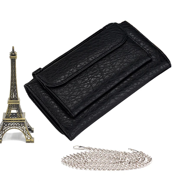 Bolsa Feminina, женская сумка из натуральной кожи, женская модная сумка на плечо с цепочкой, роскошная дизайнерская крокодиловая сумка, сумки-мессенджеры - Цвет: Elephant Black