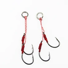 10Paris Dimension 1/Zero 2/Zero 3/Zero 4/0 Cut up / Weld Ring Help hook jig hooks sea fishing hook Jigging Hook