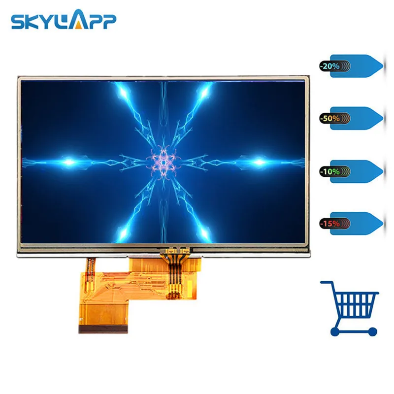 

Skylarpu 5 inch TFT LCD screen for GARMIN Nuvi 1490 1490T LCD display Screen panel with Touch screen replacement Free shipping