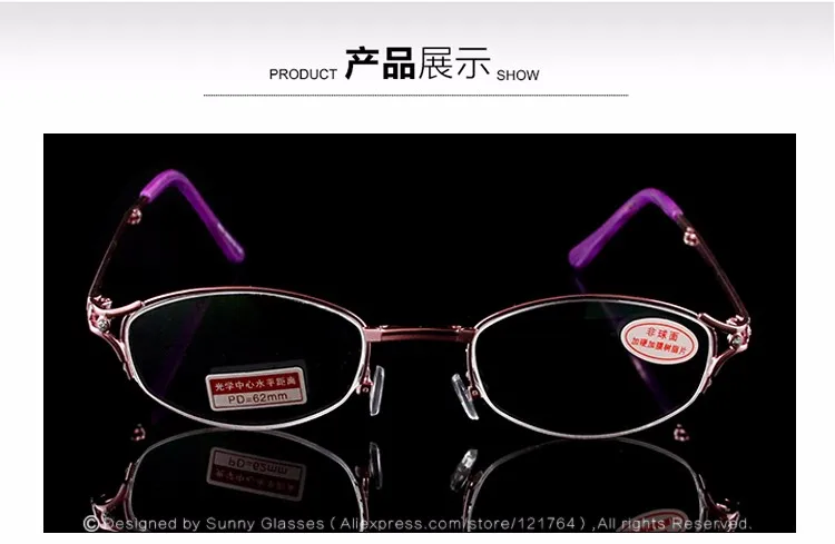 Новинка, портативные складные женские очки для чтения, маленькая оправа, розовые Асферические полимерные линзы с покрытием, антиусталость, пресбиопические для чтения, очки 823