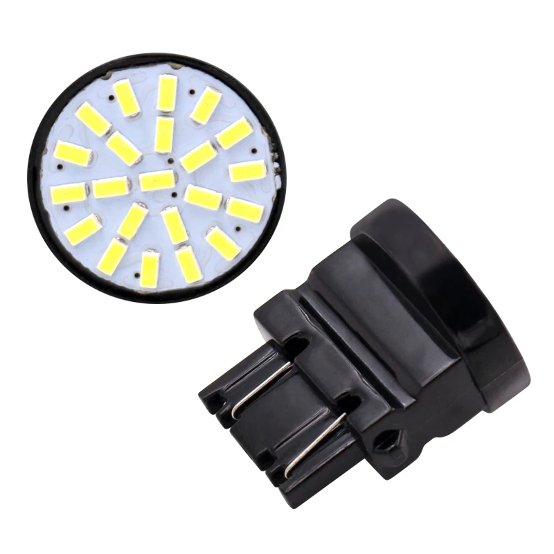 1X 12V T20 W21/5W авто Стайлинг освещение 7443 22 светодиодов SMD 3020 1206 стояночный тормоз lignt