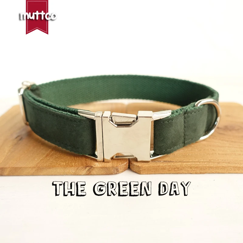 20pcs/lot MUTTCO wholesale homemade high quality collar for dog THE