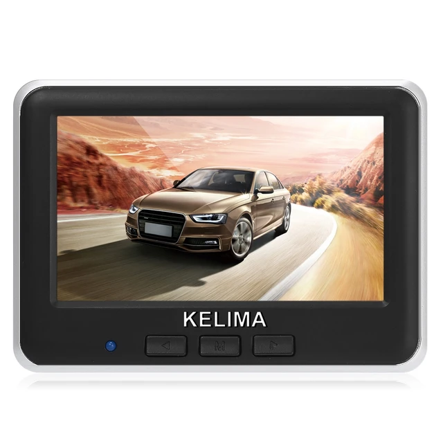 KELIMA 006 Беспроводной Вид Сзади Автомобиля Резервного Копирования Парковочная Камера Монитор + Беспроводной 4.3 дюймов Цветной ЖК-Экран