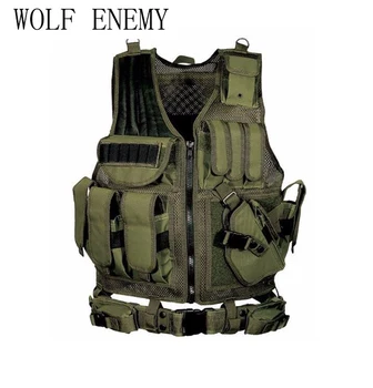 

Army Combat Tactical Vest Military Protective Airsoft Camouflage Molle Vest Outdoor Hunting Training Vests Clothes Accessories