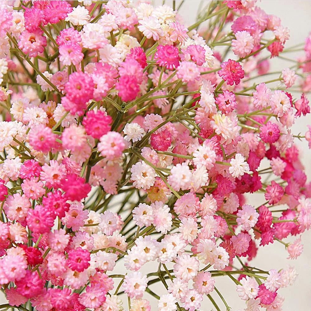 1 bundle 135 heads Artificial plastic flowers Sky stars Bridal bouquet