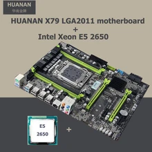 New arrival version 2.49 HUANAN X79 motherboard CPU combos X79 motherboard with CPU Xeon E5 2650 4 channel RAM