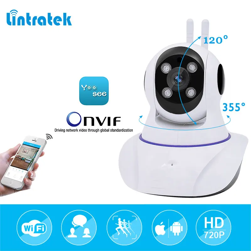 

lintratek hd 720P mini Surveillance Security Camera Wifi Wireless IP Camera Baby Monitor IR infrared 10m Night Vision Camera C