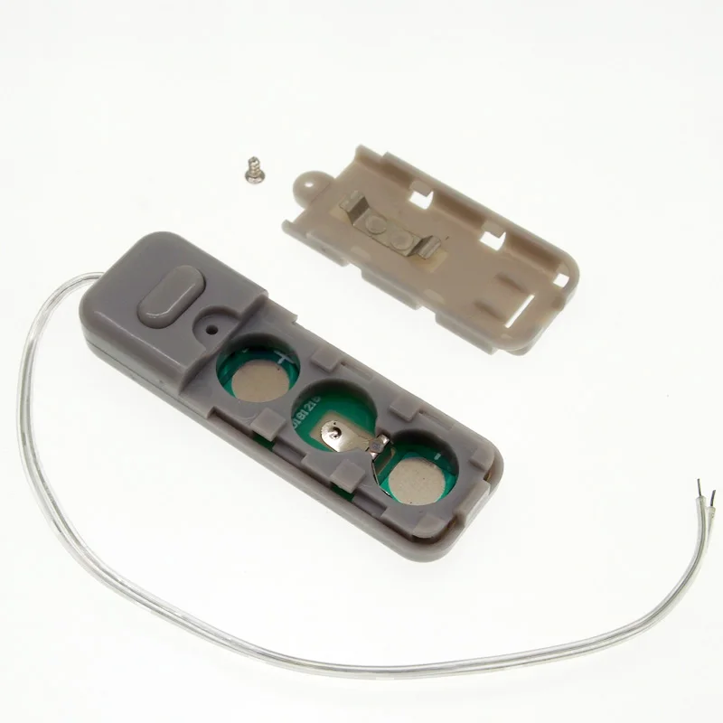 

2pcs 10pcs AG13 Button battery case for 3pcs AG13 batteries with switch chip ON OFF button