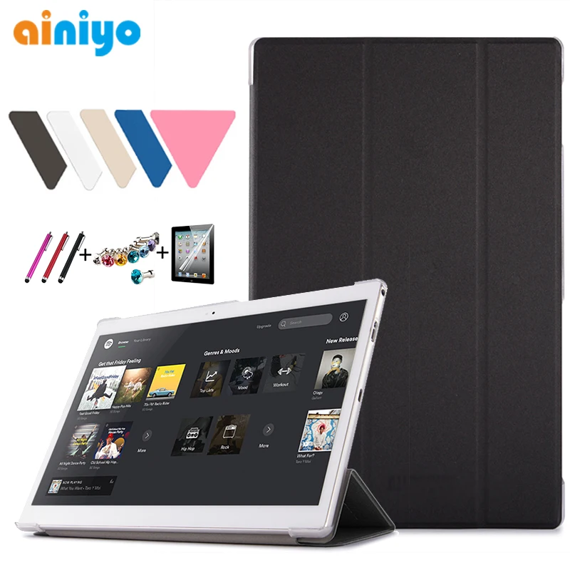Ультратонкий Модный чехол из искусственной кожи для alldocbe X 10," планшет защитный чехол для ПК для alldocbe x+ пленка для экрана+ стилус подарки