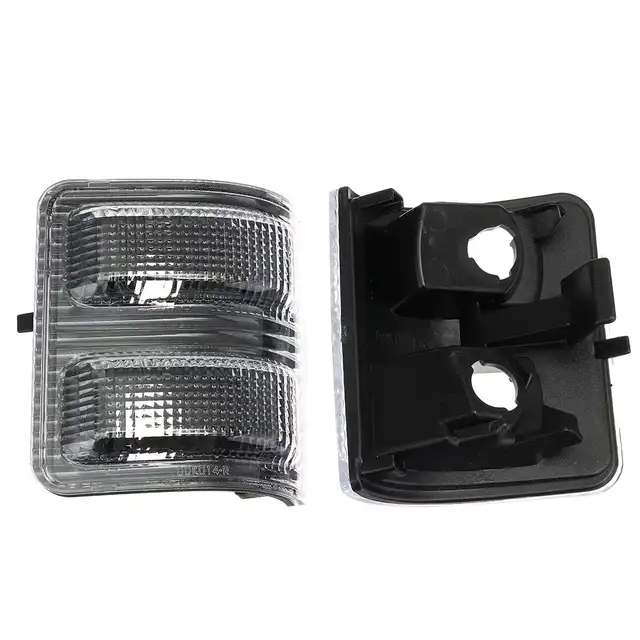 Car Pair Turn Signal Light Lens Tow Mirror Marker Light Lens Cover Rear