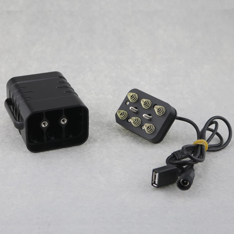 Discount USB + DC Output Rechargeable 18650 Battery Pack 6x18650 9000mah External Battery Power Bank For Led Bike Light , Mobile Phone 6 Discount USB + DC Output Rechargeable 18650 Battery Pack 6x18650 9000mah External Battery Power Bank For Led Bike Light , Mobile Phone 6