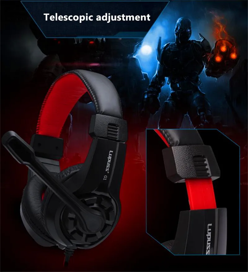 Игровая гарнитура LPS G1 наушники с микрофоном отличными басами|light headphones|headphones with
