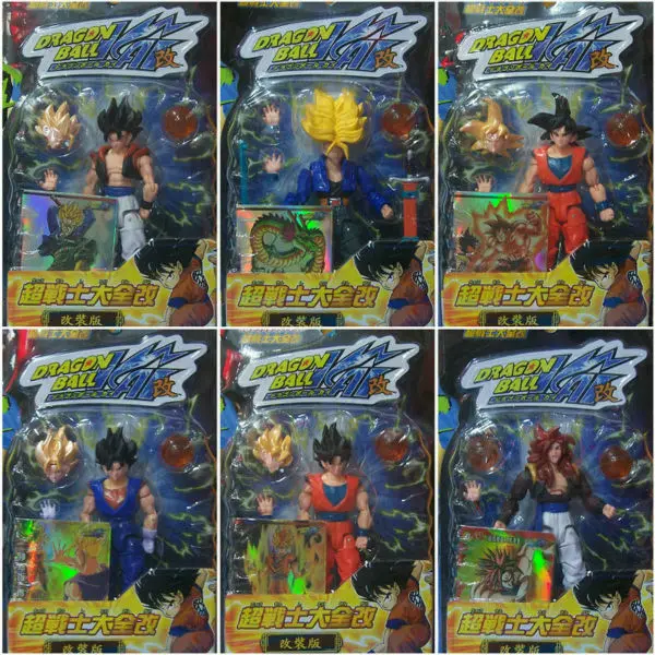 6 PCS/LOT Dragon Ball Z Toys Figure Set Dragonball Kai Doll PVC 15CM Height DBFG03-in Action ...