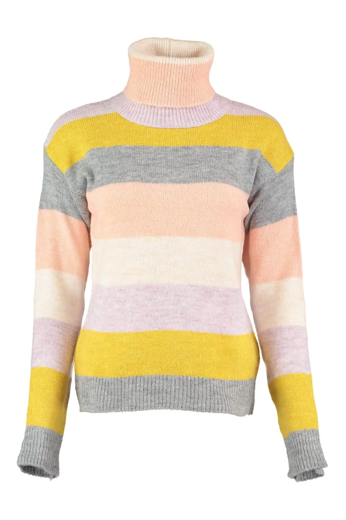 

Trendyol WOMEN-Raw White Striped Sweater Sweater TWOAW20FV0041