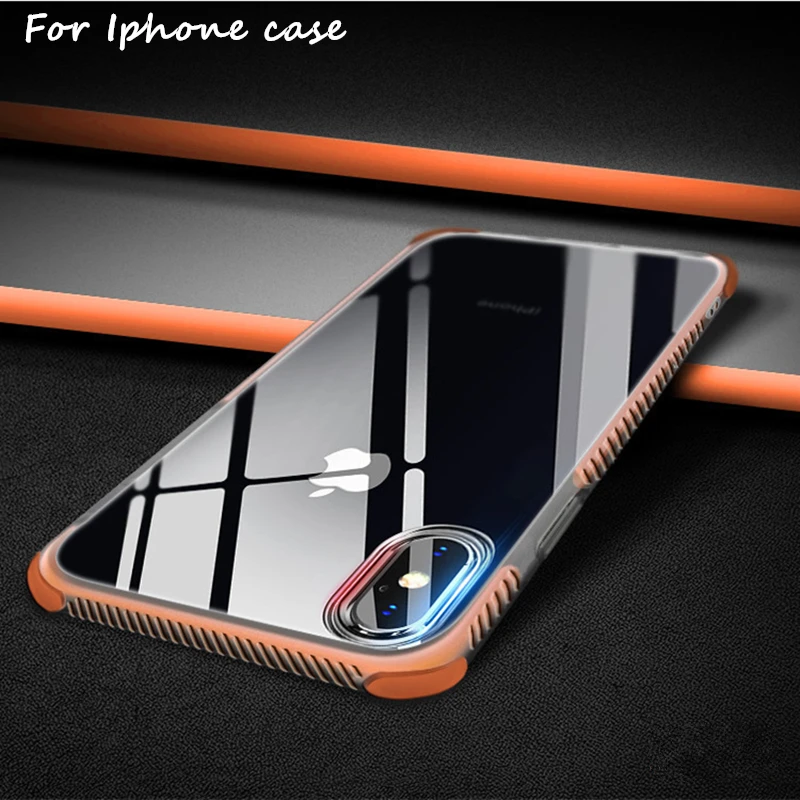 

Perciron Case For Iphone 8 7 plus case 6 6s Luxury silicone frame + transparent colour cover case for Iphone 8 7 7 plus 10 X