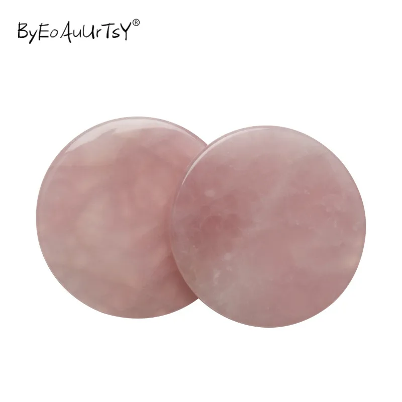 

1/3pcs Round Pink Jade Stone Glue Adhesive Pallet Pad Holder for Eyelashes Extension Glue Pallet Stand Holder Makeup Tool