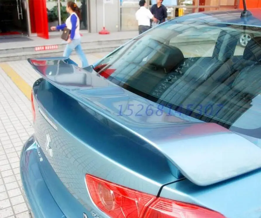 

JINGHANG ABS No paint Car Rear Wing Trunk Lip Spoilers For Mitsubishi Lancer 2009 2010 2011 2012 2013 2014 2015 2016