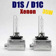 2 шт. Ксеноновые D1S 35 Вт D1C Автомобильные фары D1S HID лампы ксенон 6000 К HID комплект 12 в чистый белый 4300 К 8000 к 10000 к 3000 К золотой