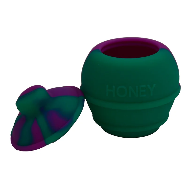 50 шт. банки для сотового масла 35 мл|wax jar|concentrate containersilicone wax jar |