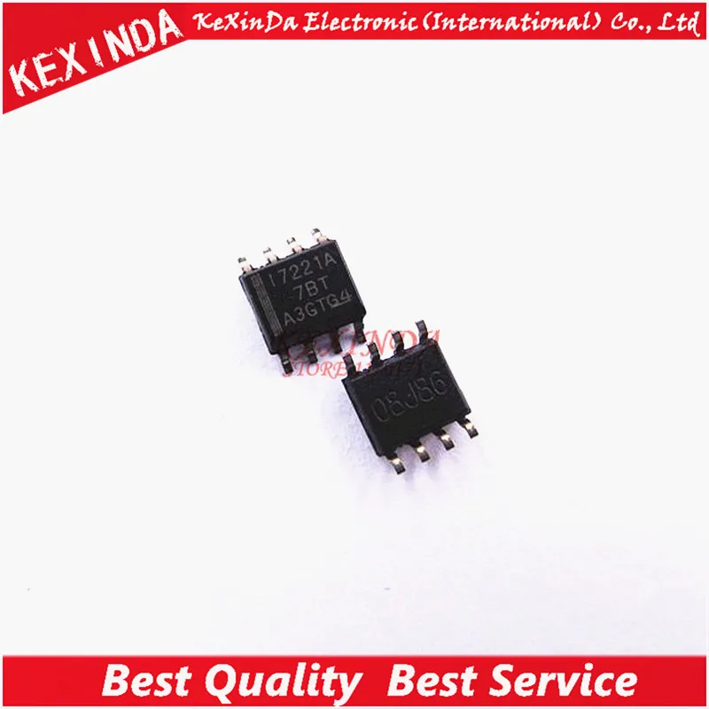 ISO7221ADR SOP8 I7221A 17221A ISO7221AD лапками углублением SOP-8 10 шт/Лот Бесплатная доставка |