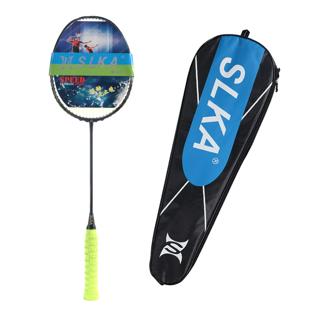 Ultra Light 5U 77g Curve Shape Badminton Racket Offensive Carbon